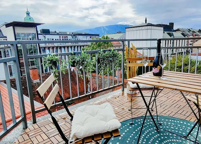 Panoramic Loft In The Citycenter Maribor